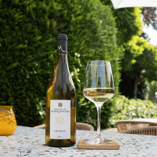 Domaine Des Marronniers Fles bij Verboon Wines op het terras in Berkel en Rodenrijs