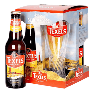 Texels Rondje Skuumkoppe Bierpakket met glas te koop bij Verboon Wines in Berkel en Rodenrijs